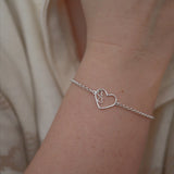 Mammahjerte armbånd